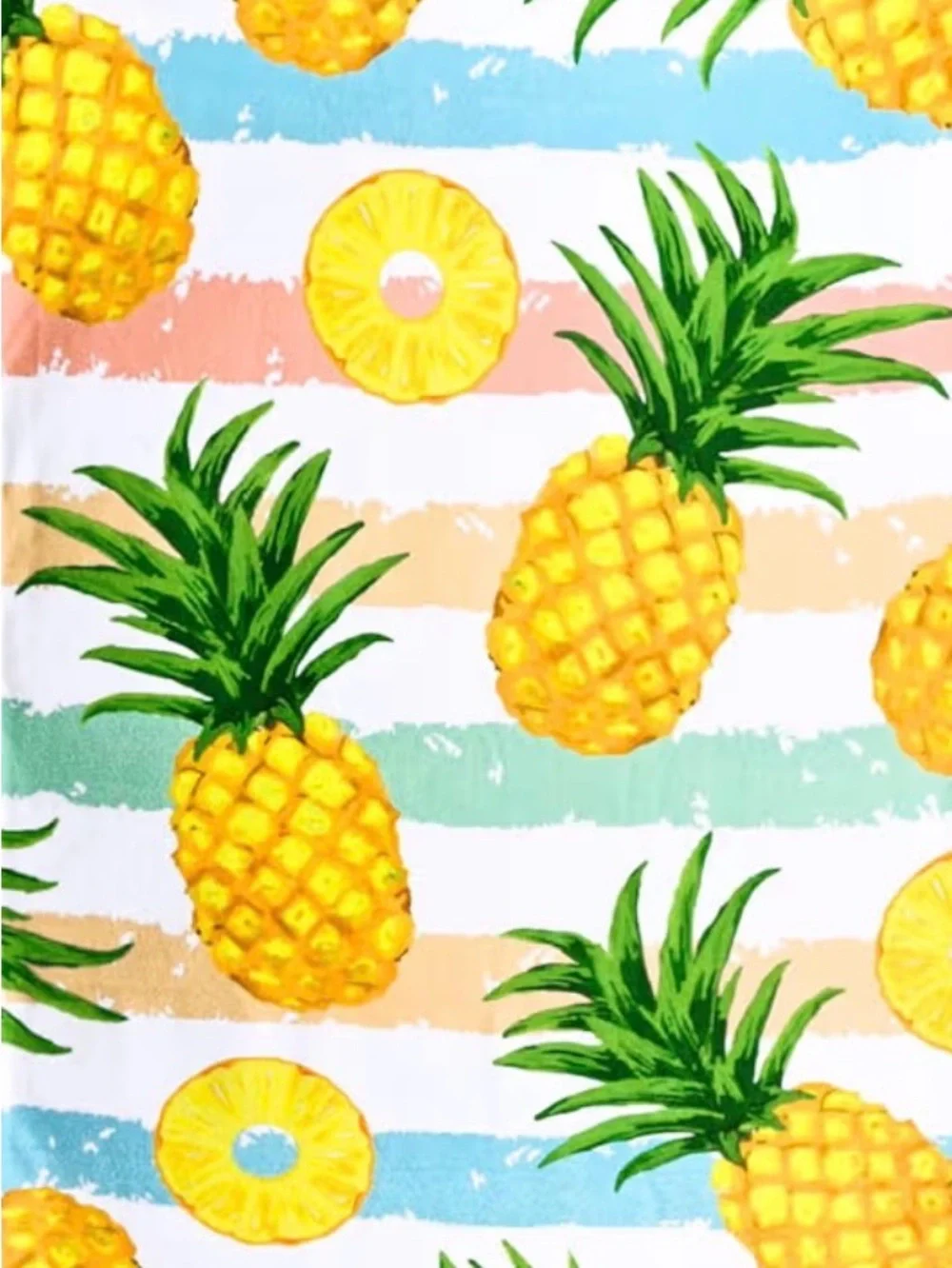 NEW Pineapple Beach Towel 30”x60” Microfiber Quick Dry